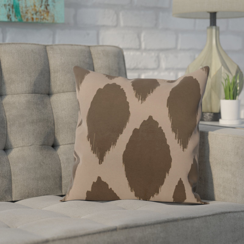  Square Pillow Cover and Insert, Gray, 18"x18"