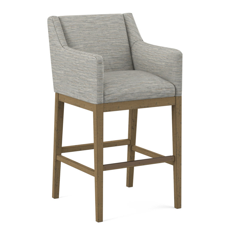 Upholstered Stool, 61555-75, English Saddle