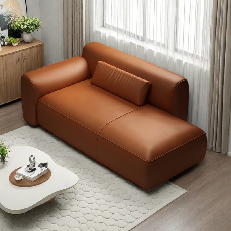Méridiennes spacieuses d'intérieur Modern Living, Orange, Orienté à gauche (vu de face)