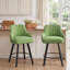Tabouret de bar pivotant en tissu Modern-1647160124-1647160126