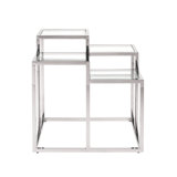 Glass Top End Table