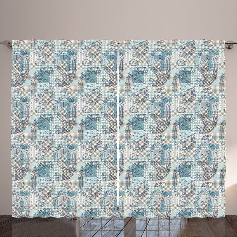 Semi Sheer Curtain Pair