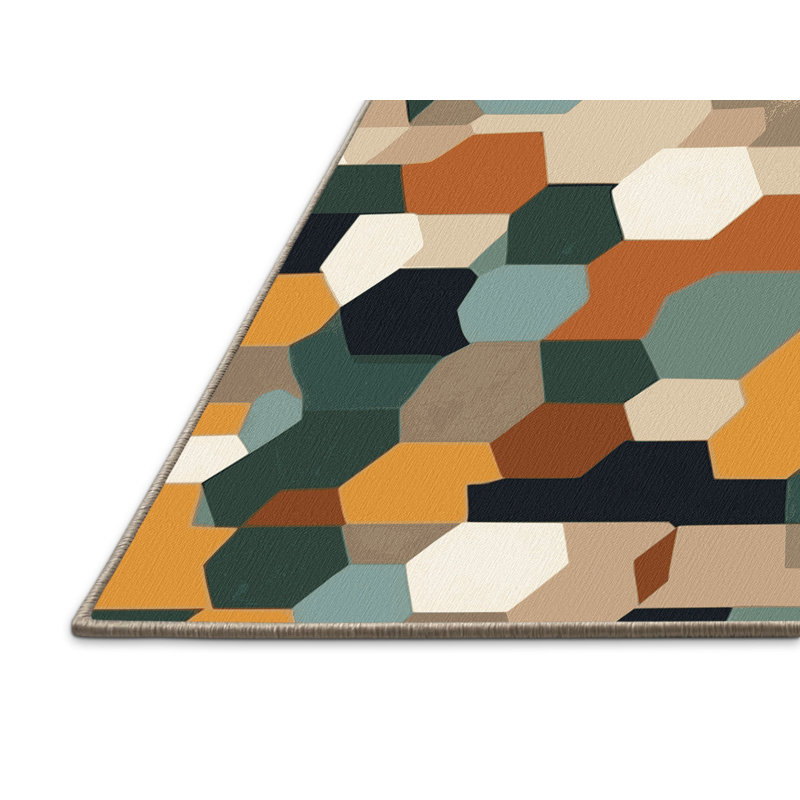 Tapis Earth Earth Bound Pixels, Rond 3 pi