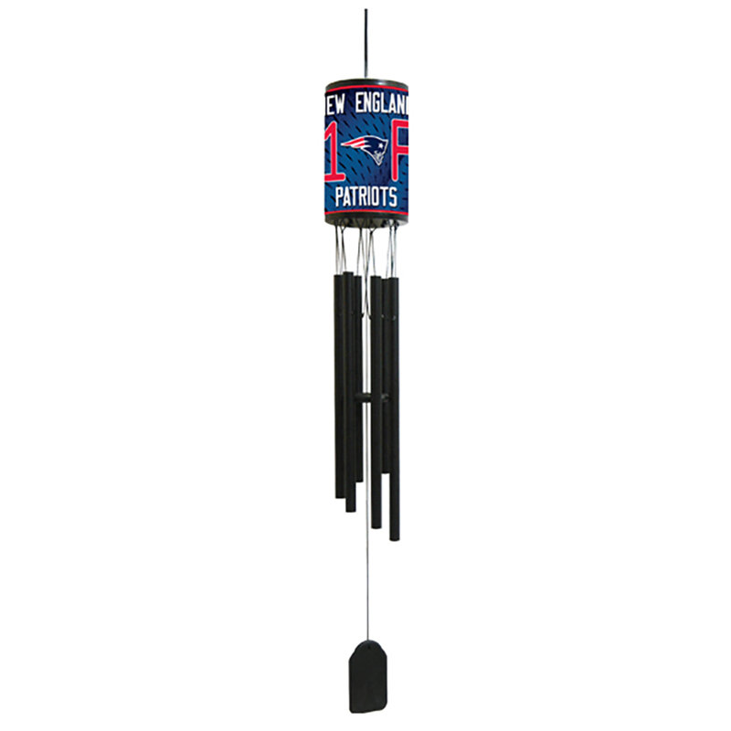 NFL Metal Sports Wind Chime, New England Patriots