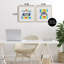 Ensemble de 2 reproductions encadrées sous-verre Rainbow-2023967205-2023967206