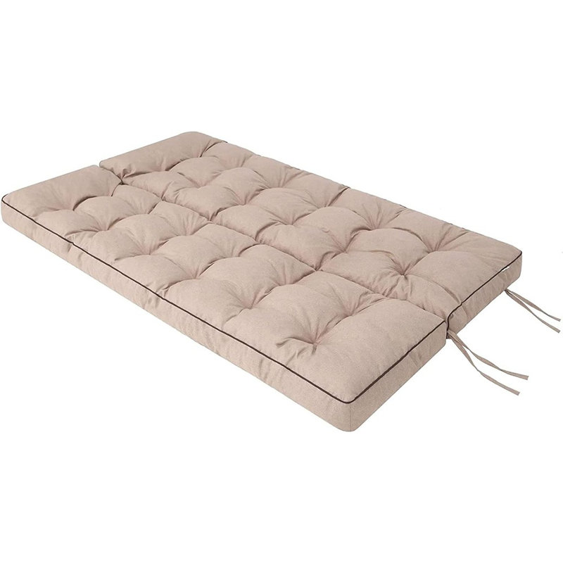 Outdoor Porch Swing Cushions With Backrest – 2/3 Seater, Waterproof & Thickened