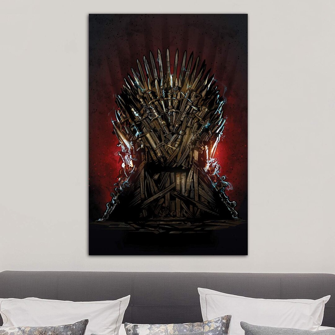 Leinwandbild - Grafikdruck „Iron Throne Got” von Nikita Abakumov