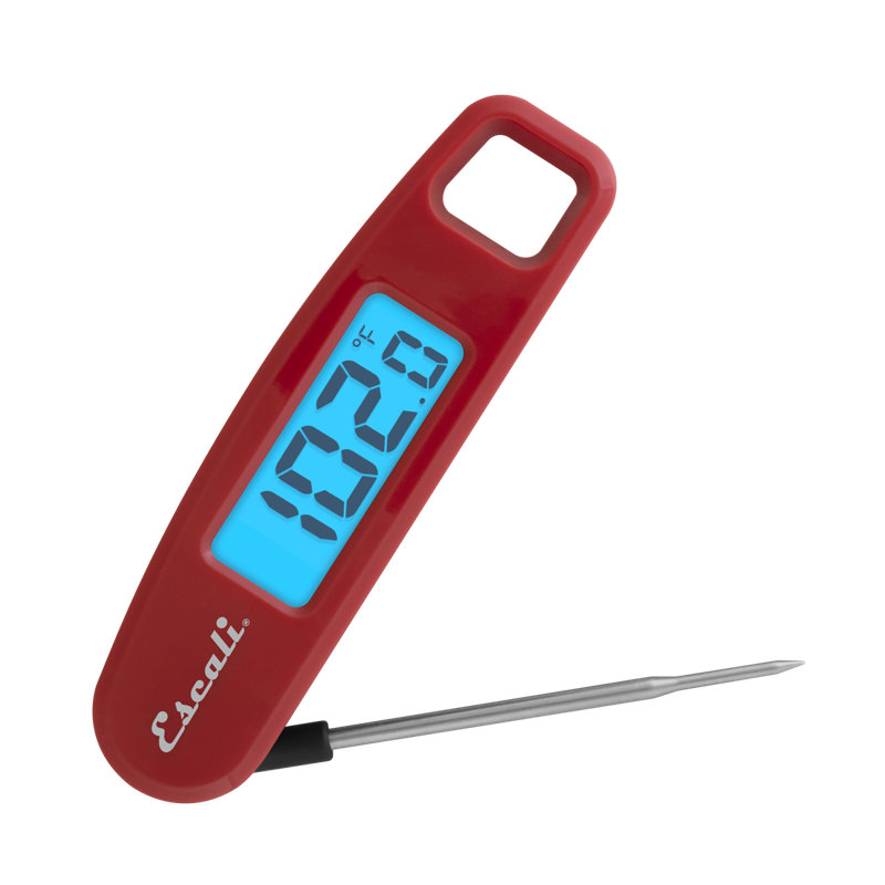 Escali Instant Read Digital Meat Thermometer, Red