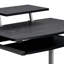 Chariot d'ordinateur compact avec rangement