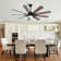 Kiriana 62'' Ceiling Fan with LED Lights
