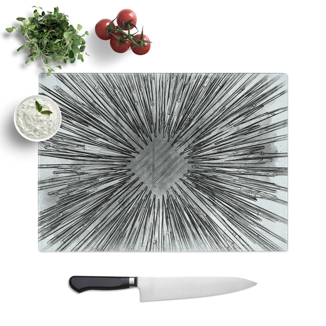Glass Explosion of Joy in Abstract Chopping Board