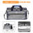 Collapsible Wagon 140L Wagons Carts Foldable With Removable Canopy-108128317