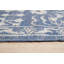 Blue Hand-Knotted Wool Bamboo Silk Framed Floral Garden Geometric Modern Contemporary Carpet Rug-765306579