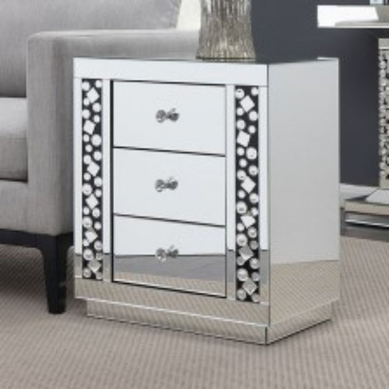 Table de bout avec rangement Robb