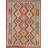 Multolor Kilim Reversible Wool Rug 4x6