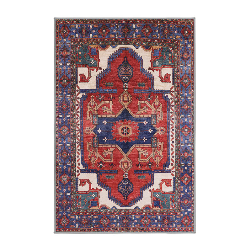 Oriental Indoor Rug, Rectangle 4' x 6'