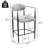 Modern Upholstered Counter Height Bar Stool With Back And Arms-115622925