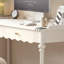 Softly coloured white writing desk 55.11 inches
