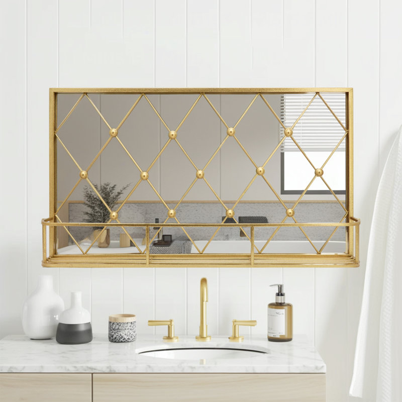 Itcel Mirror with Shelves