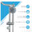 Blue Ocean 39 Inch Stainless Steel SC5706 Retro-Fit Rain Shower System with Shower Head