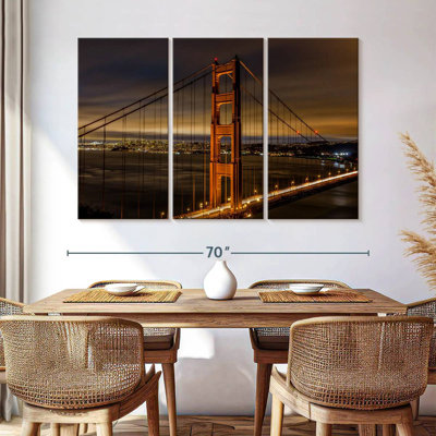 Lilie Golden Gate Bridge, paysage de nuit
