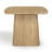 Daymon Oak Rectangular Solid Wood Top with Solid Wood Base Dining Table