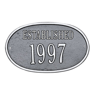 Date 2-Line Wall Address Plaque