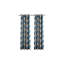 Diamond Geo Cotton Semi Sheer Curtain Pair-2103106877-2103106850
