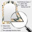 Bouquet de charme champêtre beige rustique et floral - grand miroir mural asymétrique floral-113745515