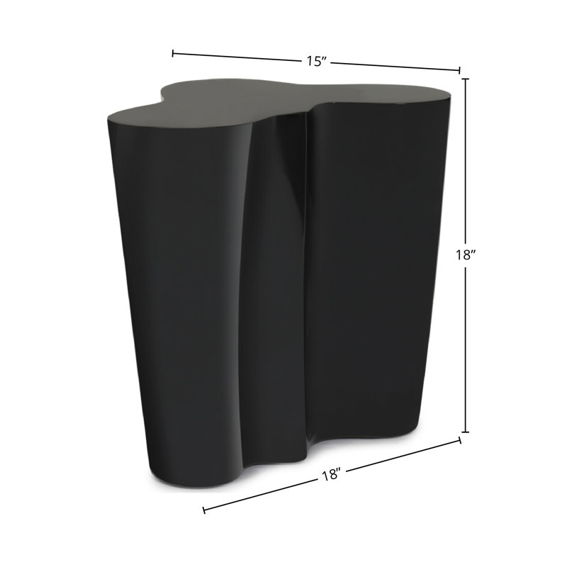 Orgo Table, 18" H x 18" W x 15" D, Black