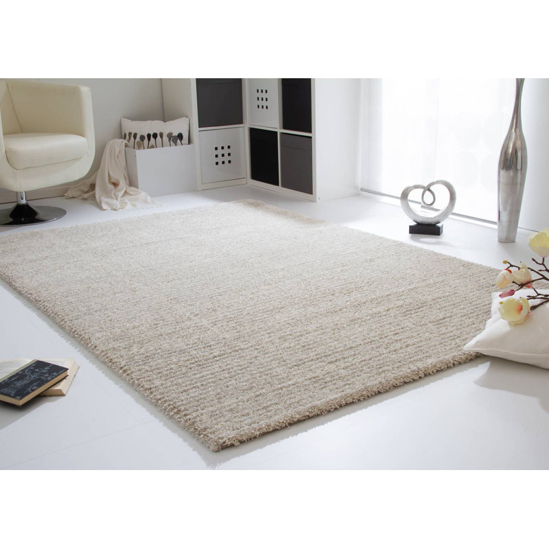 Bernadine Solid Colour Flatweave Area Rug, Rectangle 160 x 230cm