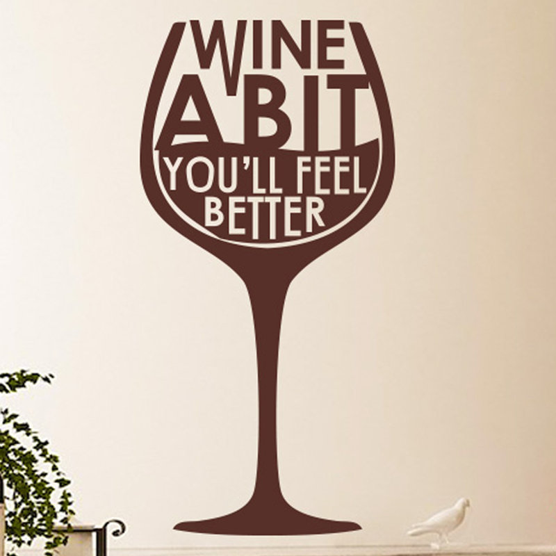 Food & Beverage Wall Decal, Brown, Large