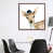 Classic Brown Wood Framed Canvas selected