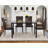 Arnlaugur Glass Top Metal Base Dining Table