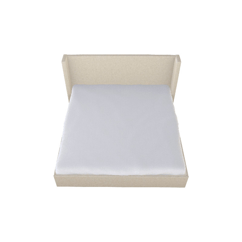 Chloe Upholstered Wingback Bed, Off The Press Natural, King