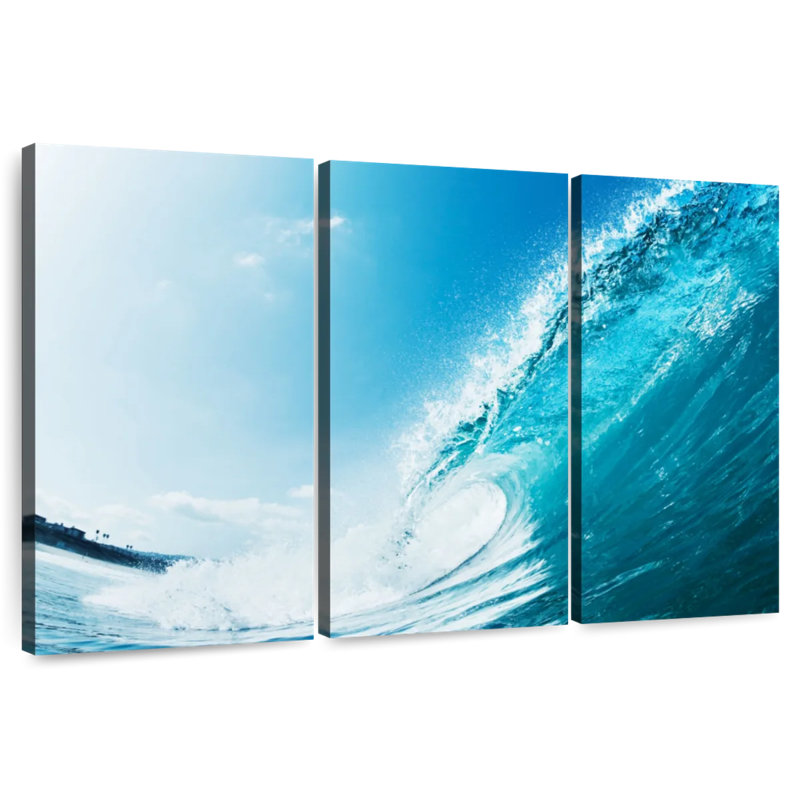 Gillard Clear Blue Wave, 48" H x 74" W