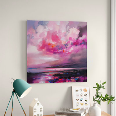 Dispersing Magenta by Scott Naismith - Wrapped Canvas Painting