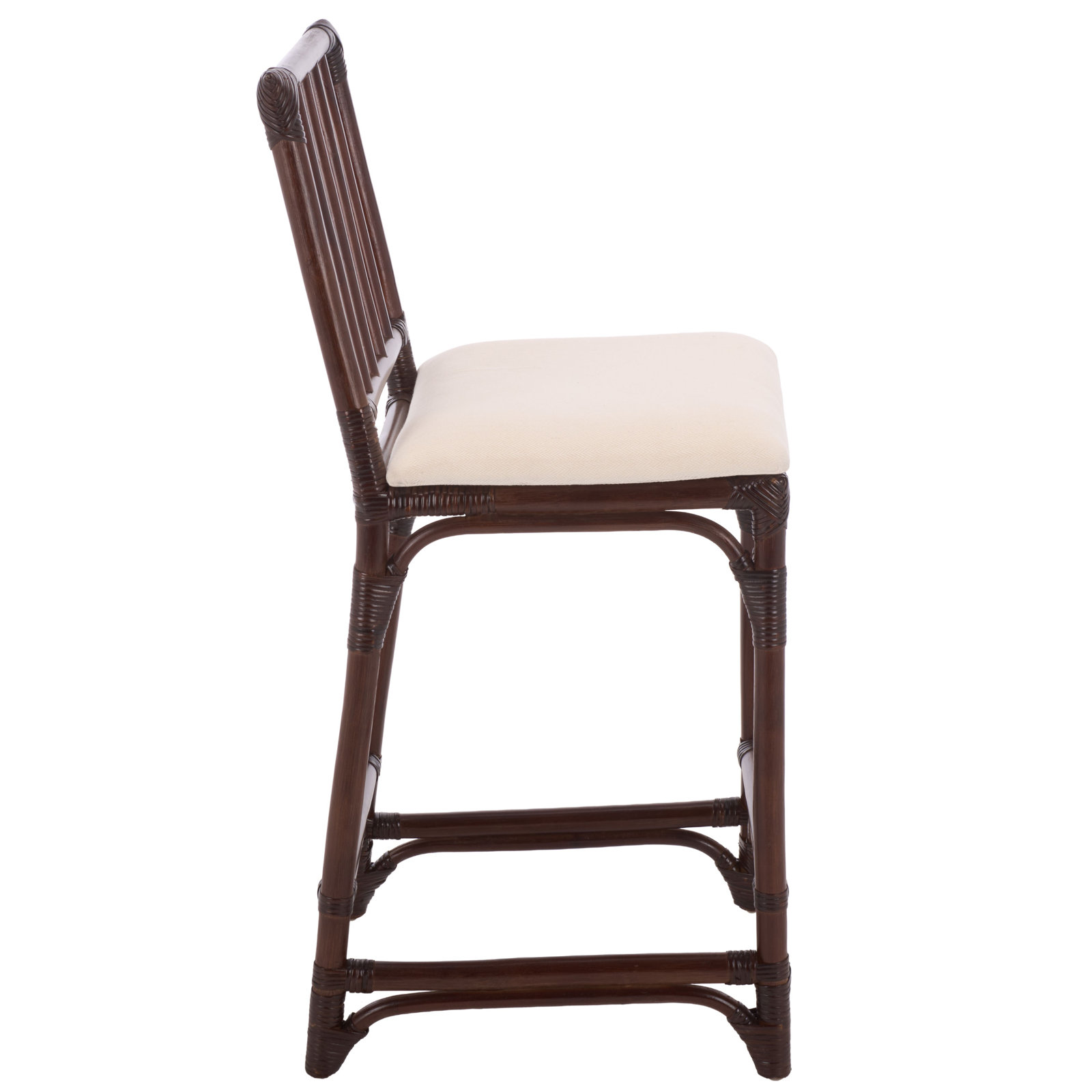 Mylinda 24" Bar Stool, Chocolate Brown
