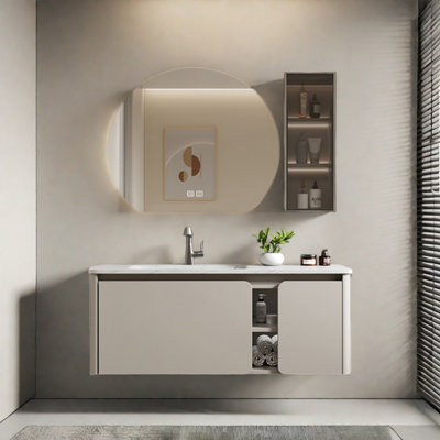 Minimalist light luxury bathroom cabinet
