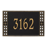Boston Personalized Standard 1-Line Wall Address Plaque