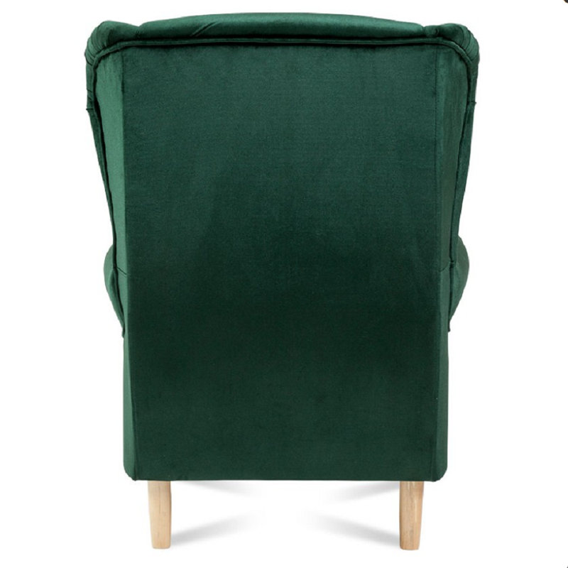 Tieton Upholstered Armchair, Green