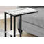 Table de bout, table d'appoint, petite table de salon, table de chevet avec tablette en métal, table de bout intérieure pour l'espace de vie-1527707965