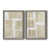 Toile avec cadre gris