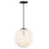 Jadynce 1 - Light Matte Black Sphere Pendant