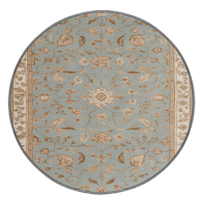 Machine Washable Afyon Grey Area Rug