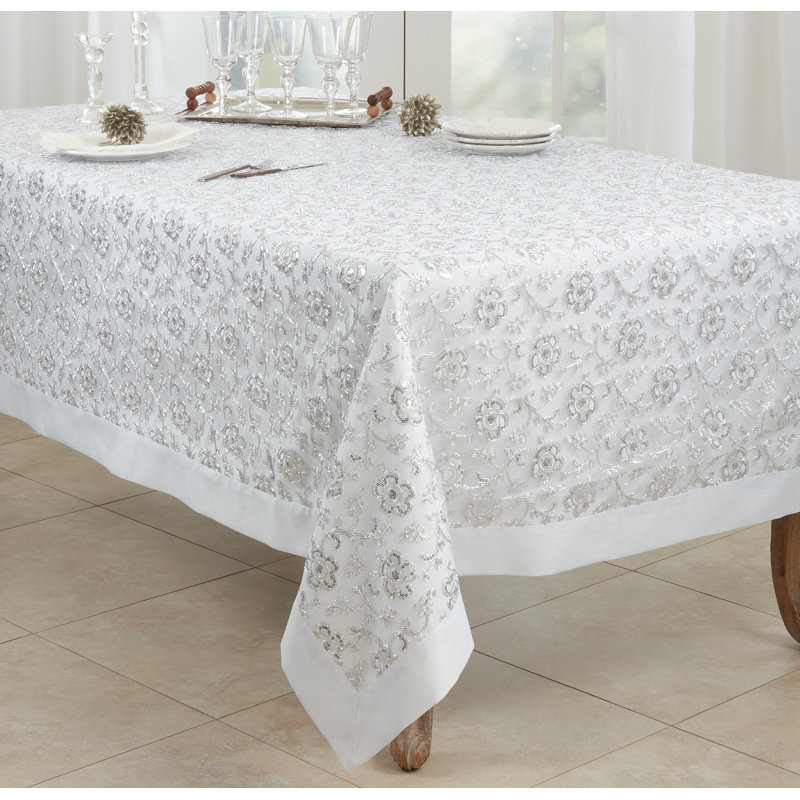 Éloise Floral Tablecloth, 65" W x 90" L