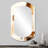 Marchese Canyon Ridge Explorations II - Liquid Ink Cylinder Unique Wall Mirror, Modern Asymmetrical Mirror, Printed Metal Art-1849264226