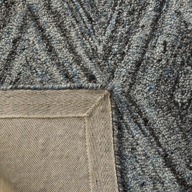 Jazmine Hand Tufted Performance Geometric Rug, Square 6'