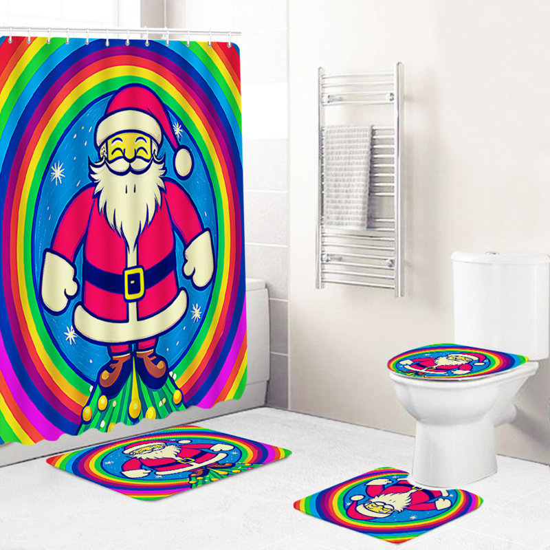 Ensemble de tapis de bain Julibeth avec envers antidérapant