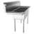 Three Compartment Stainless Steel Commercial Sink with Drainboard-117385365